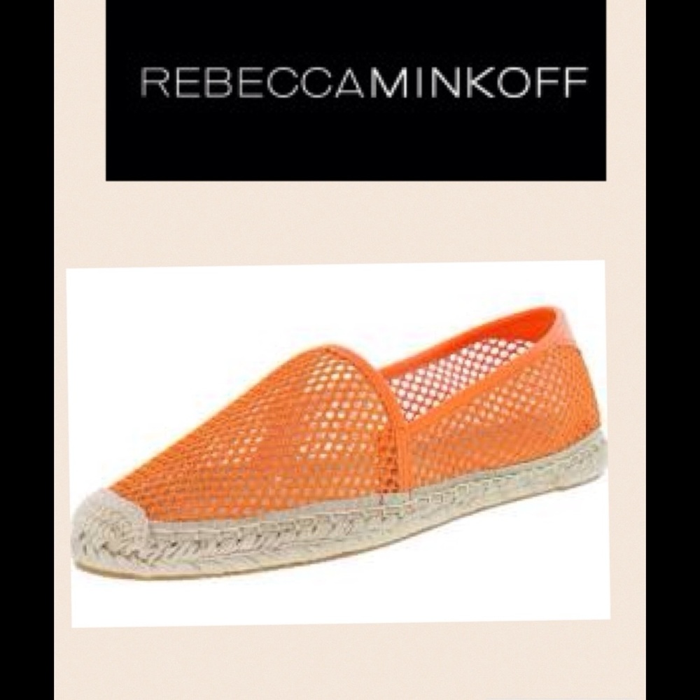New Rebecca Minkoff "Ginny" Neon Orange Shoes